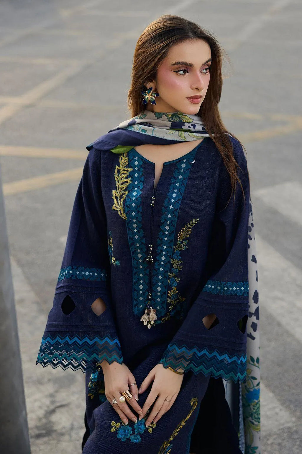 Premium Heavy Embroidered Lawn Suit