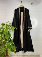 Georgette Embroidered Classic Abaya