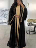 Georgette Embroidered Classic Abaya