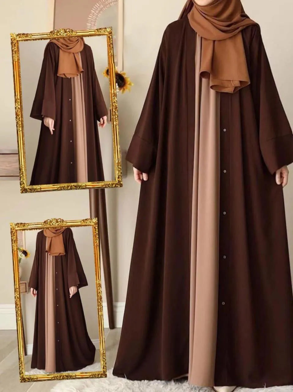 Georgette Plain Classic Abaya