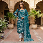 Premium 3 Pcs Unstitched Digital Printed Lawn Suit