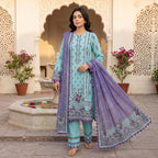 Premium 3 Pcs Unstitched Lawn Suit Best for dailywear