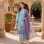 Premium 3 Pcs Unstitched Lawn Suit Best for dailywear