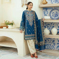 Premium 3 Pcs Unstitched Embroidered Lawn Suit