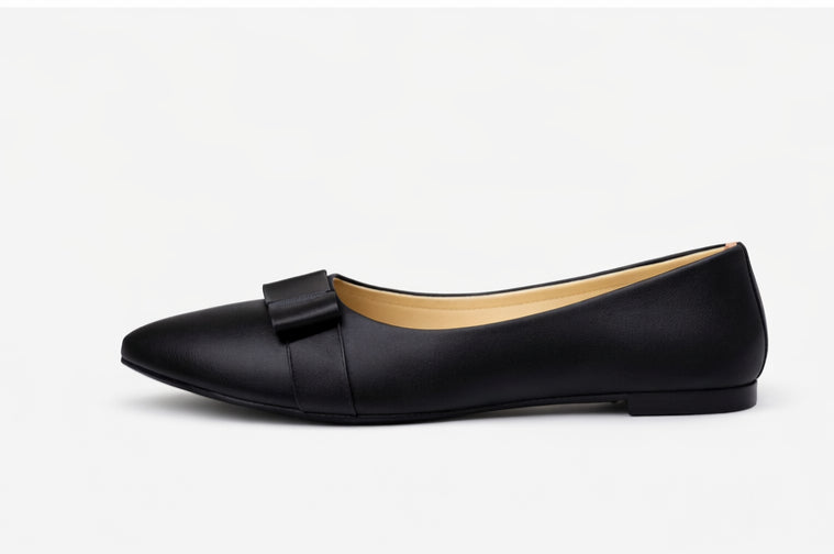 Women’s Synthetic Leather Formal Pumps – Black