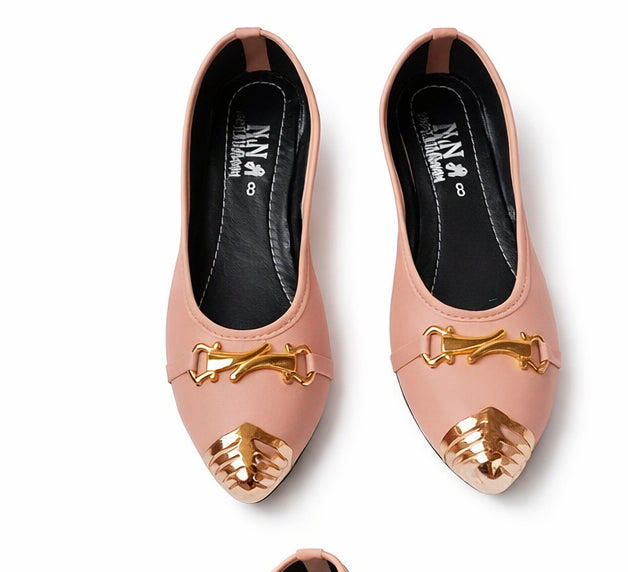 Women’s Synthetic Leather Fancy Pumps – Pink
