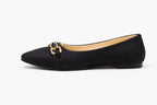 Women’s Synthetic Leather Fancy Pumps – Black